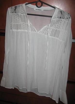 Блуза boho белая