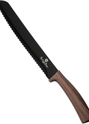 Нож для хлеба berlinger haus ebony rosewood 20см, нержавеющая сталь