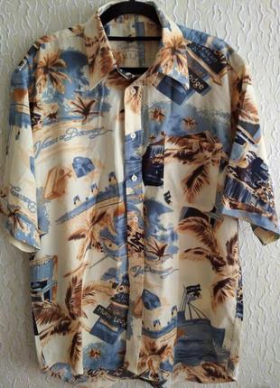 Красочная яркая рубашка coleman v.i.p в идеальном состоянии