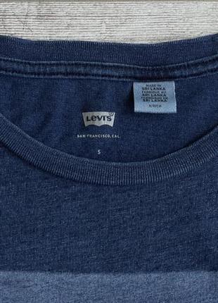 Футболка levi's indigo batwing logo t-shirt4 фото