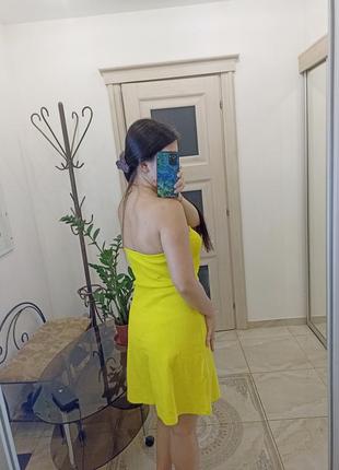 Сукня без бретельок спідниця сонце3 фото