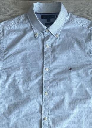 Сорочка\рубашка tommy hilfiger slim fit dot shirt2 фото