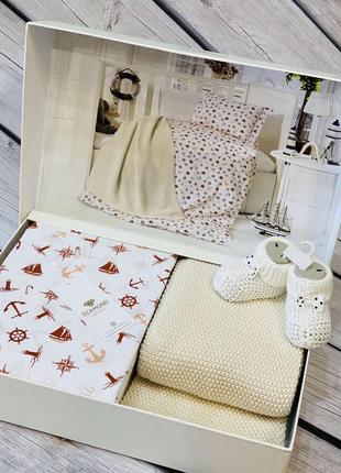 Комплект детского постельного белья с пледом diamond