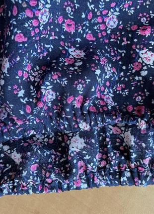 Легкая блуза в цветочный принт6 фото