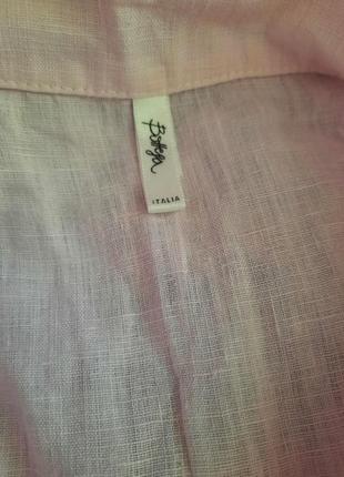 Дизайнерская льняная натуральная блуза от elisa cavaletti линия bottega2 фото