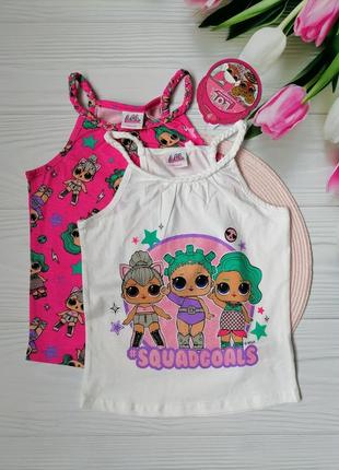 Комплект майки для дівчинки 4-5 років primark lol