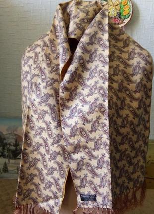 Шикарный  статусный нарядный двойной  шарф2 фото