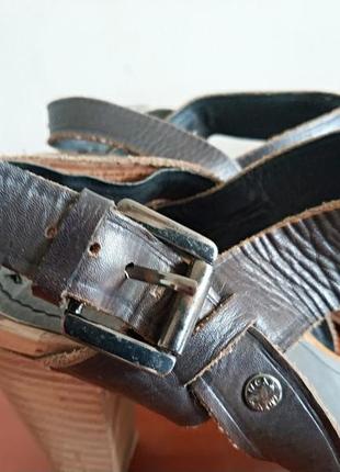 Женские кожаные босоножки на узкую ногу mexx голландия оригинал6 фото