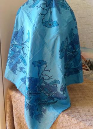 Шелковый платок ручная роспись батик.1 фото