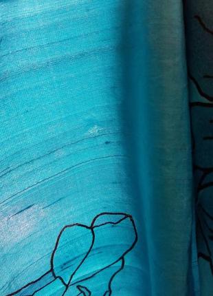 Шелковый платок ручная роспись батик.7 фото
