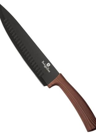 Нож поварской berlinger haus ebony rosewood 20см, нержавеющая сталь