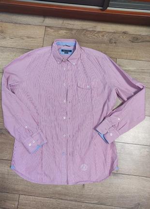 Marc o'polo slim fit сорочка рожева xl 48 - 50 р рубашка розовая2 фото