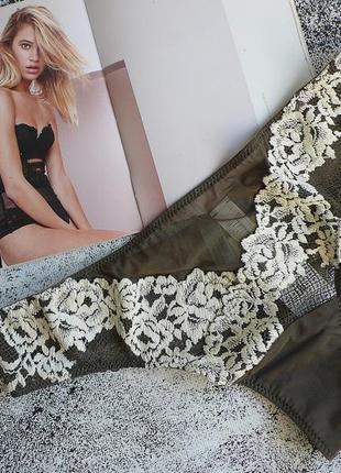 Трусики бразильяны intimissimi из сеточки с кружевом - размеры s, m