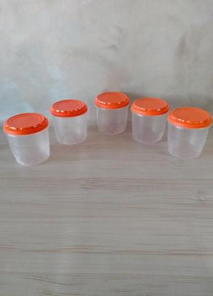 Банка "премиум" на 1 л. крышка оранжевая