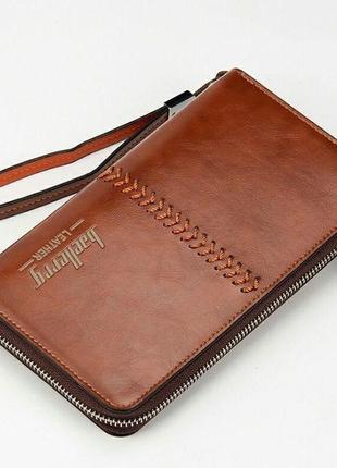 Портмоне baellerry leather brown