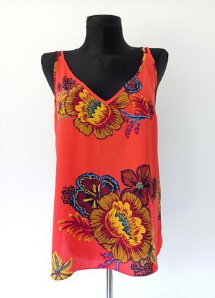 Майка шикарна блуза в принт.