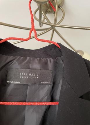 Піджак чорний zara basic