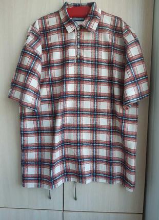 Коттоновая футболка большого размера.