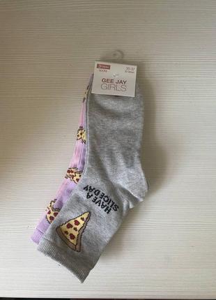Набір шкарпеток "піца"1 фото