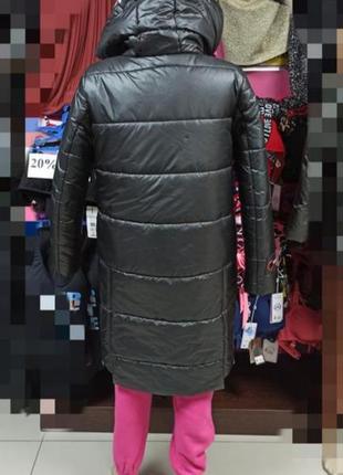 Женская куртка пальто, зима.4 фото