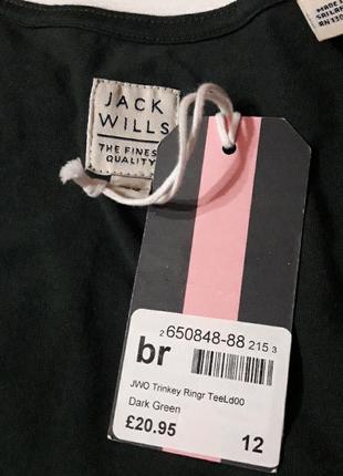 Брендовий нова натуральна футболка р. 12 від jack wills4 фото