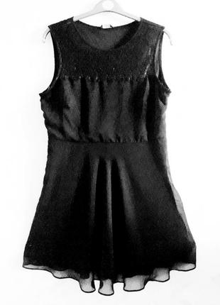 Элегантное шифоновое платье на стрейчевой подкладке, 50-52-54?, гипоалергенный полиэстер, f&f1 фото