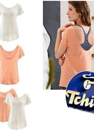 Футболки 2 шт тсм tchibo, не сток, в упаковке, с бирками, l(44/46)европ.