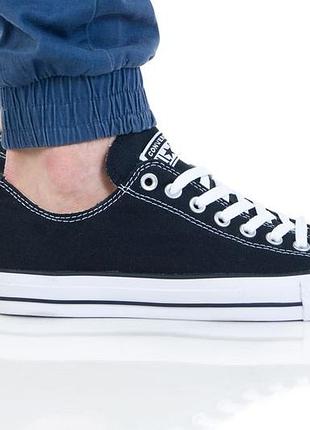 Кеди converse chuck taylor all star m9166 black унісекс4 фото