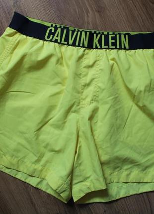 Яркие пляжные плавательные шорты calvin klein men's chino swim shorts3 фото