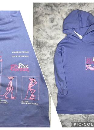 Теплое платье розовая пантера