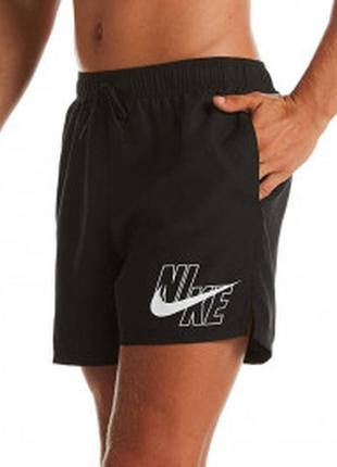 Пляжні шорти nike logo lap volley 5" swim зростання 158-170