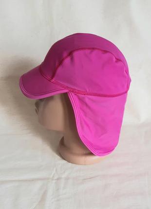 Пляжная кепка панамка с защитой m&s англия малиновая на 3-4 года2 фото