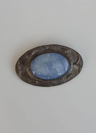 Старинная брошь, европейский винтаж, под серебро1 фото