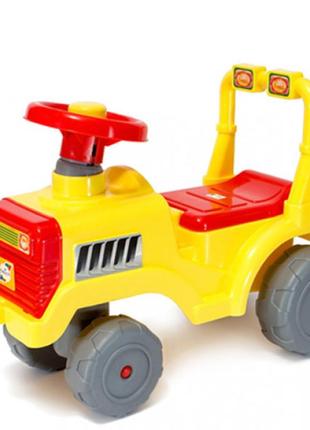 Машинка для катання бебі трактор лимон *