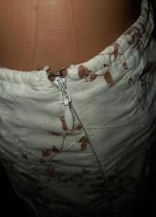 Летняя котоновая юбка миди4 фото