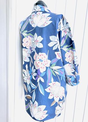 Класна блуза лавандового кольору з квітами oltre7 фото