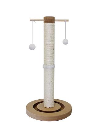 Когтеточка с игрушками для кота hoopet 21t0273 29х29х59 см