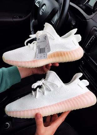 Кросівки жіночі літні, кроссовки adidas yeezy boost 350 v2 белые