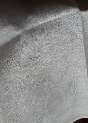 Лляні серветки жакардові білі ➤ гарний радянський вінтаж - срср7 фото