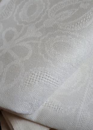Лляні серветки жакардові білі ➤ гарний радянський вінтаж - срср3 фото