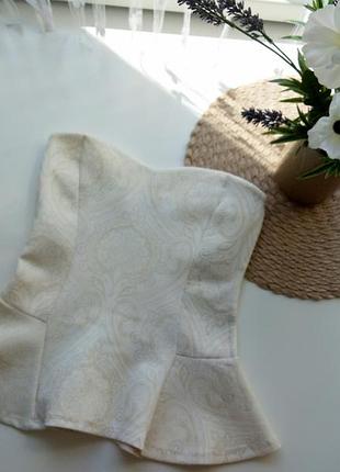 Блуза jane norman з баскою