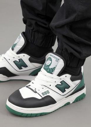 Мужские кожаные кроссовки new balance 550