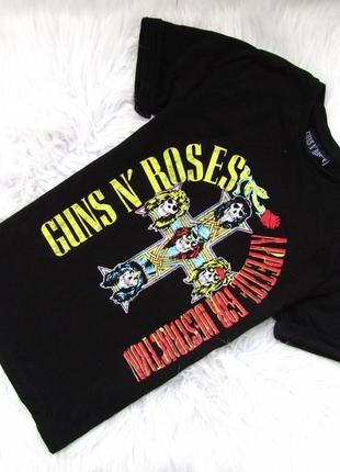 Стильная рокерская футболка guns n'roses рок