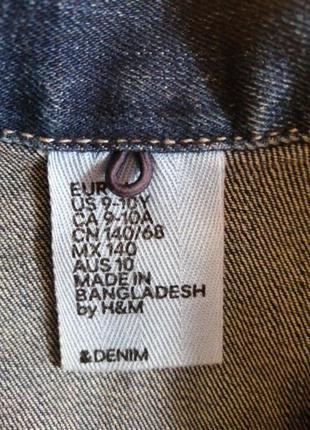 Жилет джинс. h&m 9-10 років. 4