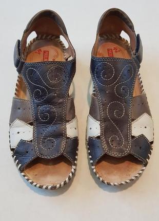 Кожаные босоножки сандали дорогой бренд pikolinos, испания