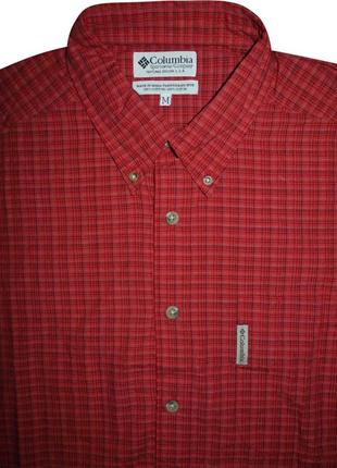 Мужская рубашка в клетку columbia l xl