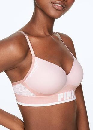 Спортивный топ бюстгальтер victorias secret pink виктория сикрет вікторія сікрет