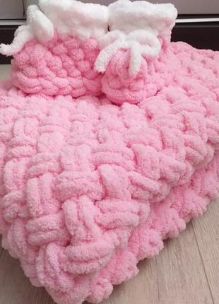 Пинетки из пряжи ализе пуффи