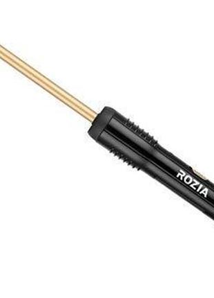 Щипцы для завивки волос rozia hr-776 с керамическим напыление на нагревающейся поверхности