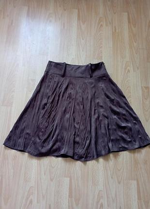 Юбка микровельвет